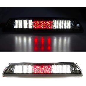 LED Third 3rd Brake Light for 2015-2017 Ford F150 Rear Cargo Lamp High Mount Stop light (Chrome Housing Smoke Lens)