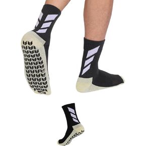 MENDENG Grip Socks Soccer Men Youth Non Slip Grippy Socks for Men Non Skid Football Hospital Anti Slip Athletic Socks