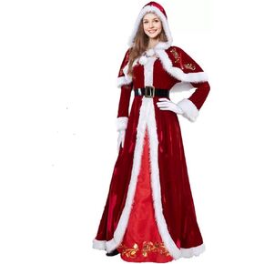 4 Pack Christmas Women’s Mrs Claus Costume Set