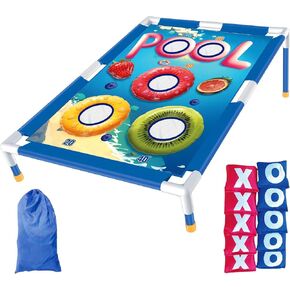 Remit Bean Bag Toss Game, Cornhole Game Set for Kids, Outdoor Toys and Sports Toys, Fun Outside Toys for Yard Play, Outdoor Activities, Sports & Play Toys for Active Kids for Kids 3-8 in Saudi Arabia
