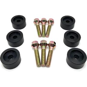 Region Offroad 1"" Transfer Case Drop with Skid Plate Bolts Compatible with Jeep Wrangler YJ TJ 1987-2002, RO-1038A