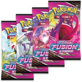 Pokemon TCG: Sword & Shield Fusion Strike 4 Booster Packs