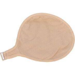 Protective Pocket Soft Breathable Portable Hook Cotton Fake Protective Case for Mastectomy (M)