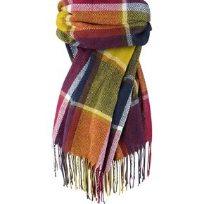 Scarf for Women - Womens Winter/Fall Scarf, Fashion Long Plaid Shawls and Wraps, Cashmere Feel Blanket Pashmina Scarves