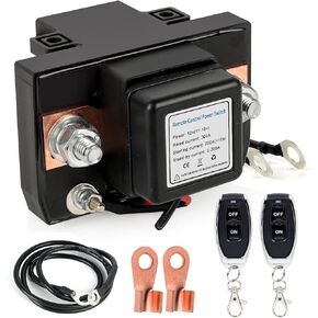 Z8 Remote Battery Isolation Switch for Car Auto RV Truck, 12V 700A High Current Main Battery Disconnect Switch Remote Control, Anti-Theft & with 2 Keys