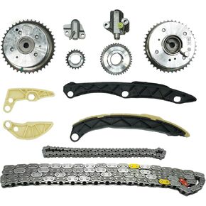 24321-2G111 Timing Chain Kit for 2011-2018 Kia Optima Sportage Sorento 2.0L 2.4L for 2011-2019 Hyundai Santa Fe Sport Sonata Tucson 2.0 2.4 Timing Chain with VVT Sprocket 24350-2G750 24370-2G750