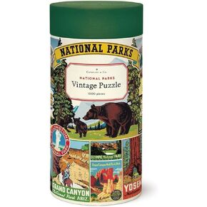 Cavallini Papers & Co. National Parks 1,000 Piece Puzzle, Multi