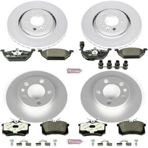 Power Stop ESK840 Front & Rear Euro-Stop Brake Kit Volkwagen For Volkswagen Beetle 1999-2006, Volkswagen Golf 1999-2006, Volkswagen Jetta 1999-2005 [Model Specific]