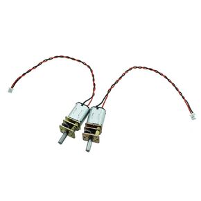 TAODAN 2PCS N20 Geared Motor DC 3V-6V Slow Speed All Metal Gearbox DIY Robot Micro DC Metal Geared Motor for DIY RC Toy Drones Airplane