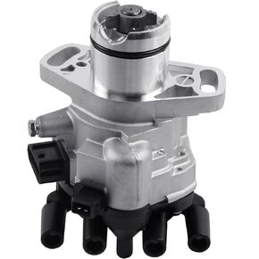 Ignition Distributor Compatible for 1995-2000 Dodge Avenger Stratus/Chrysler Cirrus Sebring w/Cap and Rotor kit Replacement MD316173 MD345492