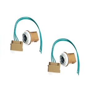 2 Pcs Turn Signal Socket and Pigtail Connector Fit for 2003-2019 Ford Lincoln Mercury, Tail Light Lamp Socket and Wiring Harness Replace YF1Z13411CA 2U5Z13411SA
