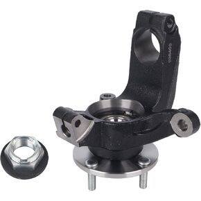 KUSATEC 698-406 Front Suspension Steering Knuckle & Wheel Bearing Hub Assembly Compatible with Ford Focus 2006 2007 2008 2009 2010 2011, Right Passenger Side, Replace # 6S4Z1215B