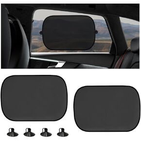 Car Window Shade, 39"×20" Vehicle Rear Window Screen, Sun Shade for Car Back Window Provide Glare Shield and UV Rays Protection for Your Child, Universal Car Accessories
