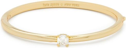 Kate Spade New York, Womens, Hinged Bangle, Clear/Gold, One Size in Saudi Arabia