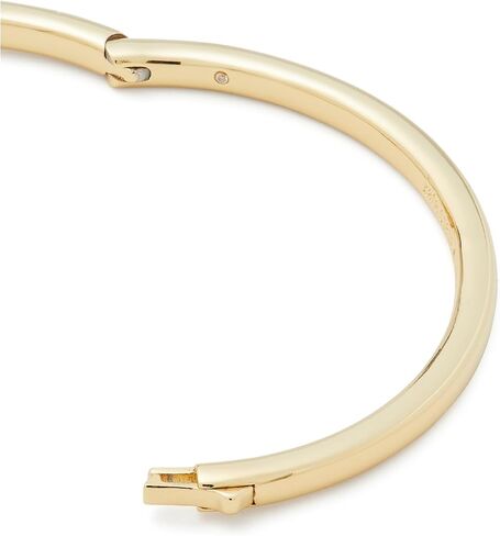Kate Spade New York, Womens, Hinged Bangle, Clear/Gold, One Size in Saudi Arabia