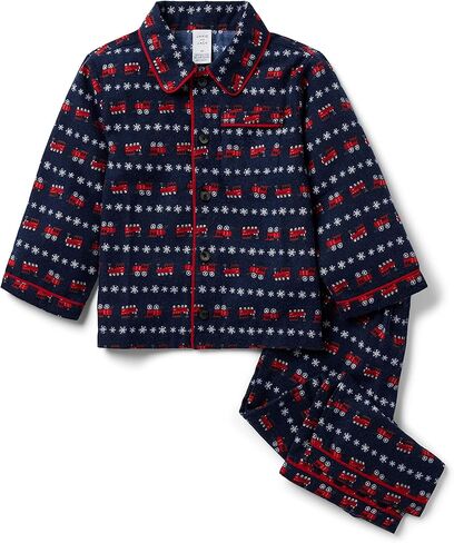 Janie and Jack Boy's Woven Sleep Set (Toddler/Little Kids/Big Kids) in Saudi Arabia