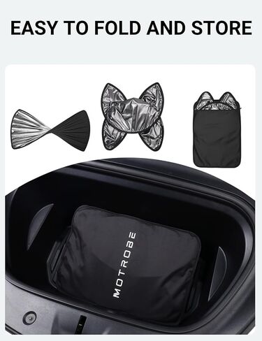 Motrobe 2024 ترقية Tesla Model 3 Highland Sunshade Roof [لا يتدلى أبدًا، لا توجد فجوات] ظل شمسي للسقف الزجاجي [طلاءات كريستال ثلجي نانو] عازل للحرارة للحماية من الشمس للطراز 3 ملحقات Highland رمادي in Kuwait