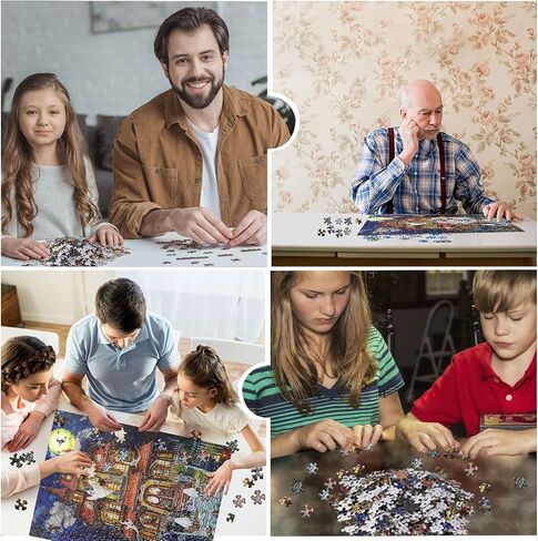 Halloween Fright Night 500 Pieces Jigsaw Puzzles for Adults, Halloween Decoration for Family Party Holiday in Saudi Arabia