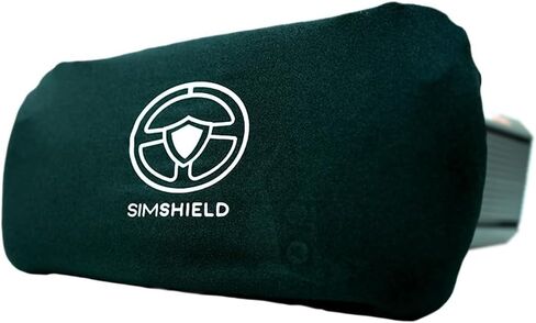 Sim Racing Wheel Cover | Compatible with All Round and Formula Steering Wheels | G29 - G920 | Fanatec | Moza | Simagic | Asetek | Thrustmaster, Universal Fit, Black in Saudi Arabia