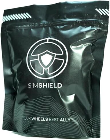Sim Racing Wheel Cover | Compatible with All Round and Formula Steering Wheels | G29 - G920 | Fanatec | Moza | Simagic | Asetek | Thrustmaster, Universal Fit, Black in Saudi Arabia