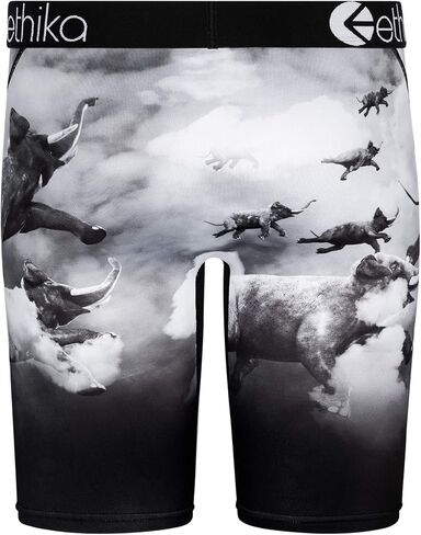 Ethika Mens Staple Boxer Brief | Elephants Fly in Saudi Arabia