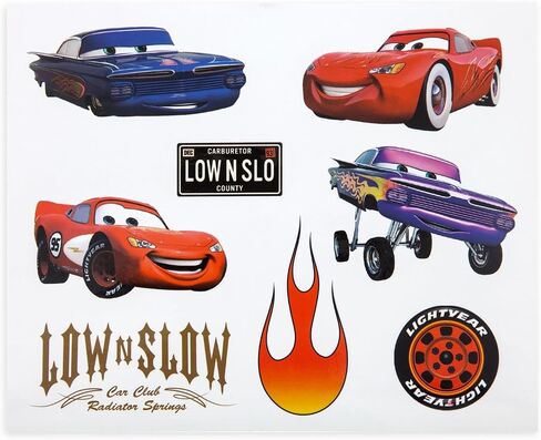 Disney Cars Disney Pixar Car Play Set - Toolbox Case with Lightning McQueen & Ramone Die Cast Cars, Launcher, Body Shop, Turntable, Track & More - Inspired by Disney Pixar Cars Films & Cars Land in Saudi Arabia