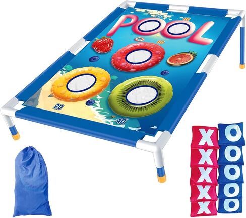 Remit Bean Bag Toss Game, Cornhole Game Set for Kids, Outdoor Toys and Sports Toys, Fun Outside Toys for Yard Play, Outdoor Activities, Sports & Play Toys for Active Kids for Kids 3-8 in Saudi Arabia