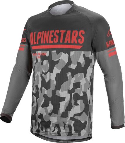 Alpinestars 3763019-9133-S Venture R جيرسي رمادي مموه/أحمر Fluo Sm in Saudi Arabia
