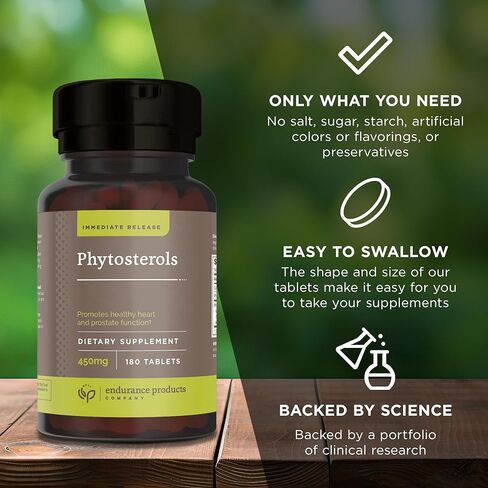 شركة منتجات التحمل EPC Phytosterols - 450 مجم إصدار فوري - 180 قرص - ستيرول نباتي - بيتا سيتوستيرول in Kuwait