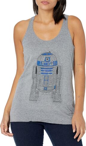 STAR WARS Women's Decorative R2d2 Tri-Blend Racerback Layering Tank in Saudi Arabia