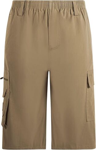 Mens Cargo Shorts Relaxed Fit Lightweight Outdoor Quick Dry Work Casual Shorts for Men with Multi-Pockets in Saudi Arabia