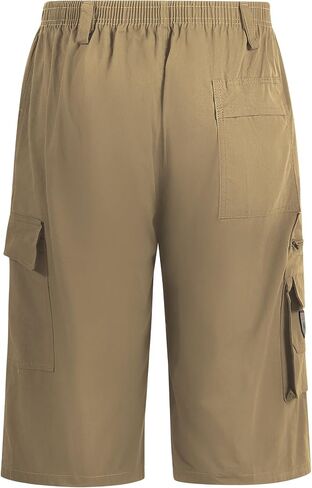 Mens Cargo Shorts Relaxed Fit Lightweight Outdoor Quick Dry Work Casual Shorts for Men with Multi-Pockets in Saudi Arabia