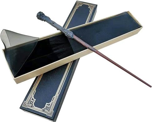 Wizard Magic Wand, Hand Carved Wooden Wand, Wizard Collectible and Role Play Accessory with Gift Box, Magical Gift for Kids and Adults in Saudi Arabia