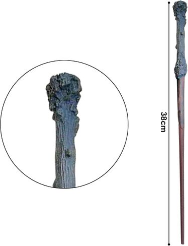 Wizard Magic Wand, Hand Carved Wooden Wand, Wizard Collectible and Role Play Accessory with Gift Box, Magical Gift for Kids and Adults in Saudi Arabia
