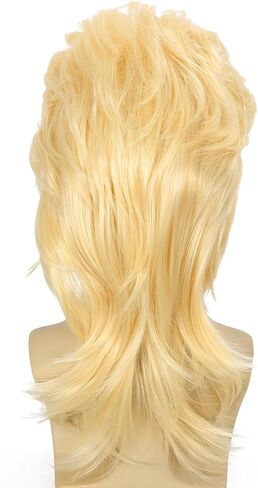 Mullet Wig 80s Men Wig,Punk Rocker Hair Party Daily Halloween Costumes Long Wigs in Saudi Arabia