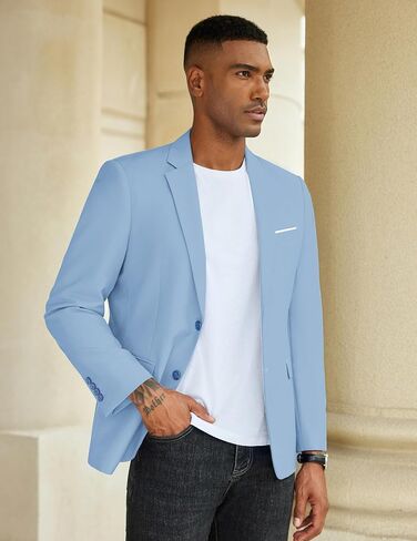 COOFANDY Mens Suit Jacket Slim Fit Two Button Blazer Lightweight Casual Sport Coats in Saudi Arabia