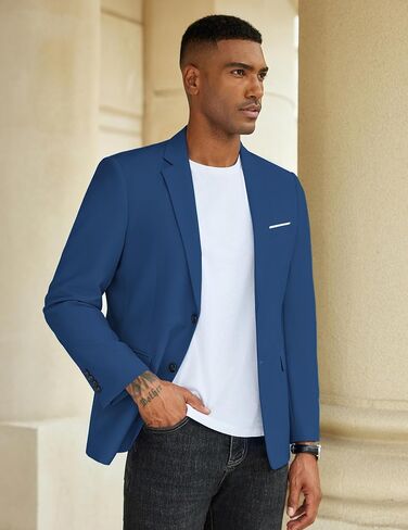 COOFANDY Mens Suit Jacket Slim Fit Two Button Blazer Lightweight Casual Sport Coats in Saudi Arabia