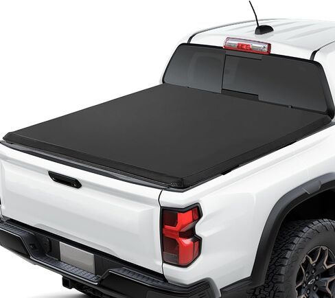 Hard Tri-Fold Truck Bed Tonneau Cover for 2015-2024 Chevy Colorado/GMC Canyon 6.2FT(74") Standard Bed in Kuwait