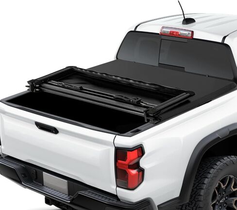 Hard Tri-Fold Truck Bed Tonneau Cover for 2015-2024 Chevy Colorado/GMC Canyon 6.2FT(74") Standard Bed in Kuwait