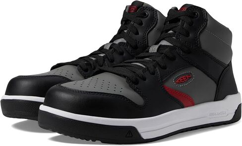 KEEN Utility Men's Overton Mid Height Composite Toe Lightweight Durable Work Sneakers in Saudi Arabia