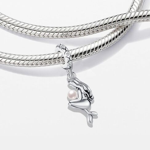 KEQ Beach Charms Shell and starfish Mermaid Dangle Charms for Bracelets Fit Pandora Ocean Bracelets-925 Sterling Silver Tropical Marine Life Charm Hawaii Vacation Summer Travel in Kuwait