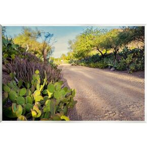 Stupell Industries Roadside Greenery Botanicals Arid Desert Cactus Plants Wood Wall Art, Design By Bill Carson Photography