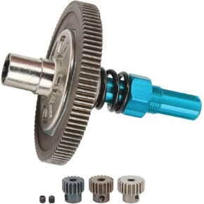 Estink Slipper Gear Set, 91T Slipper Gear Set RC Car Differential Upgrade Parts Metal Gear Assembly Replacement Fit for Arrma Senton 1/10 for Granite for Big Rock for RC Cars (Red)