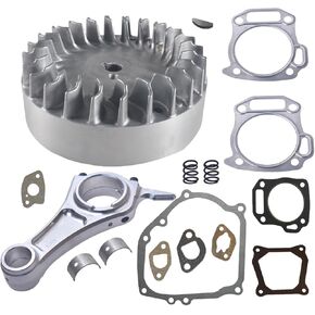 3.323" +020 Billet Aluminum Connecting Rod And 10krpm Flywheel With 26lb Valve Spring Kit For Tillotson For Chinese Clones 160/200 cc Non-Hemi