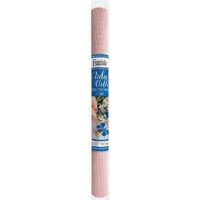 Essentials By Leisure Arts Aida Cloth, 14 Count, 15" x 18", Medium Pink Cross Stitch Fabric for Embroidery, Cross Stitch, Machine Embroidery and Needle Work