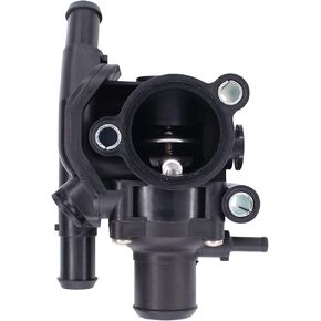 NewYall Engine Coolant Thermostat w/Water Outlet Housing Assembly for Ford Escape Focus for Mazda Tribute 2.0L 2000-2004 902-201