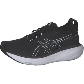 ASICS Men's Gel-Nimbus 25 Running Shoes, 9, White/White