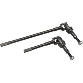 SUNGOOYUE 2Pcs Unversial Drive Shaft Upgrade Part, High Strength Steel RC Car Front Axle Unversial Drive Shaft for SCX6 AR90 1/6 RC Car Accessory in Saudi Arabia
