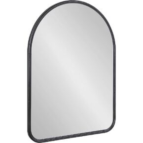 Kate and Laurel Caskill Slim Panel Wall Mirror, 8 x 38, Gold, Glam Tall Arch Mirror Wall Decor for Use as Skinny Entryway Mirror, Decorative Bedroom Mirror, or Cute Nursery Mirror