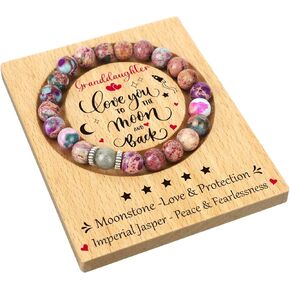 Granddaughter Bracelet - Granddaughter Gifts from Grandma | Unique Nana Bracelet with Inspirational Quotes | Best Gifts for Granddaughters Birthday, Christmas, Mother's Day